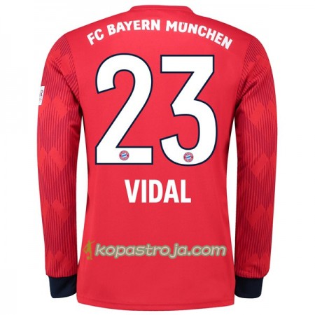 Billiga Fotbollströjor FC Bayern München Vidal 23 Hemma tröja 2018/19 Långärmad